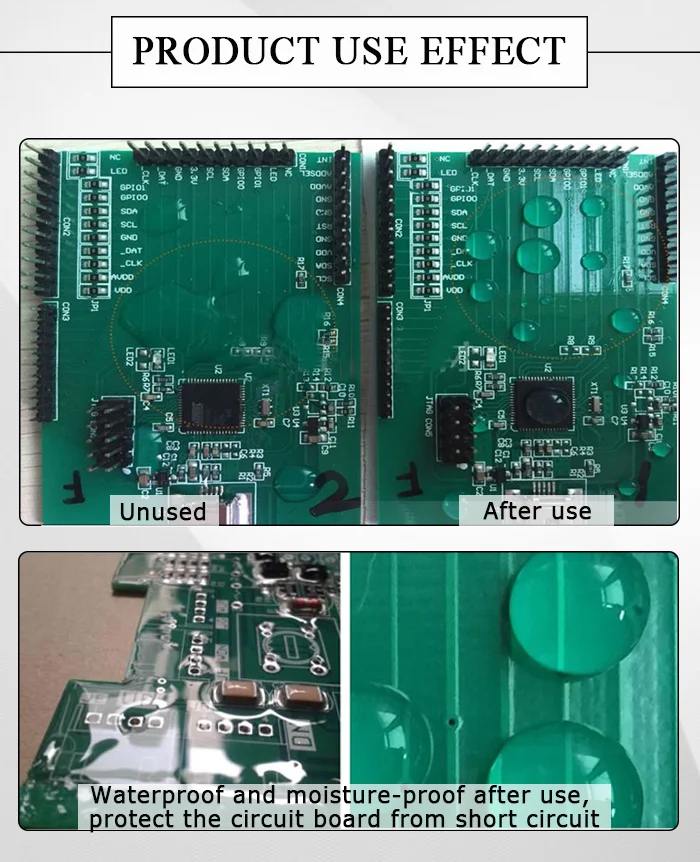 UV-Moisture Dual Cure PCB Conformal Coating UV Glue Spray & Brush Waterproof Anti-Corrosion Anti-Aging - Image 2