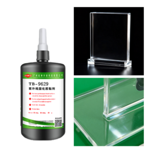 UV Glue for Acrylic PMMA Plastic Bonding Transparent Low Viscosity UV Curing Adhesive for Sign Making Letter Channel