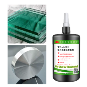 UV Adhesive for Glass Furniture Lighting, Yellowing Resistant Glass to Metal UV Curing High Bond Strength