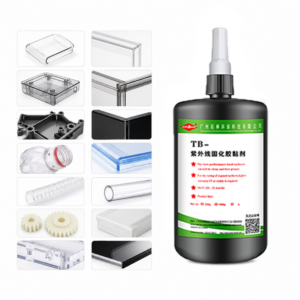 Universal UV Glue for Plastic Bonding PC PVC ABS PET TPU PE PMMA Fast Curing High Strength UV Light Cured