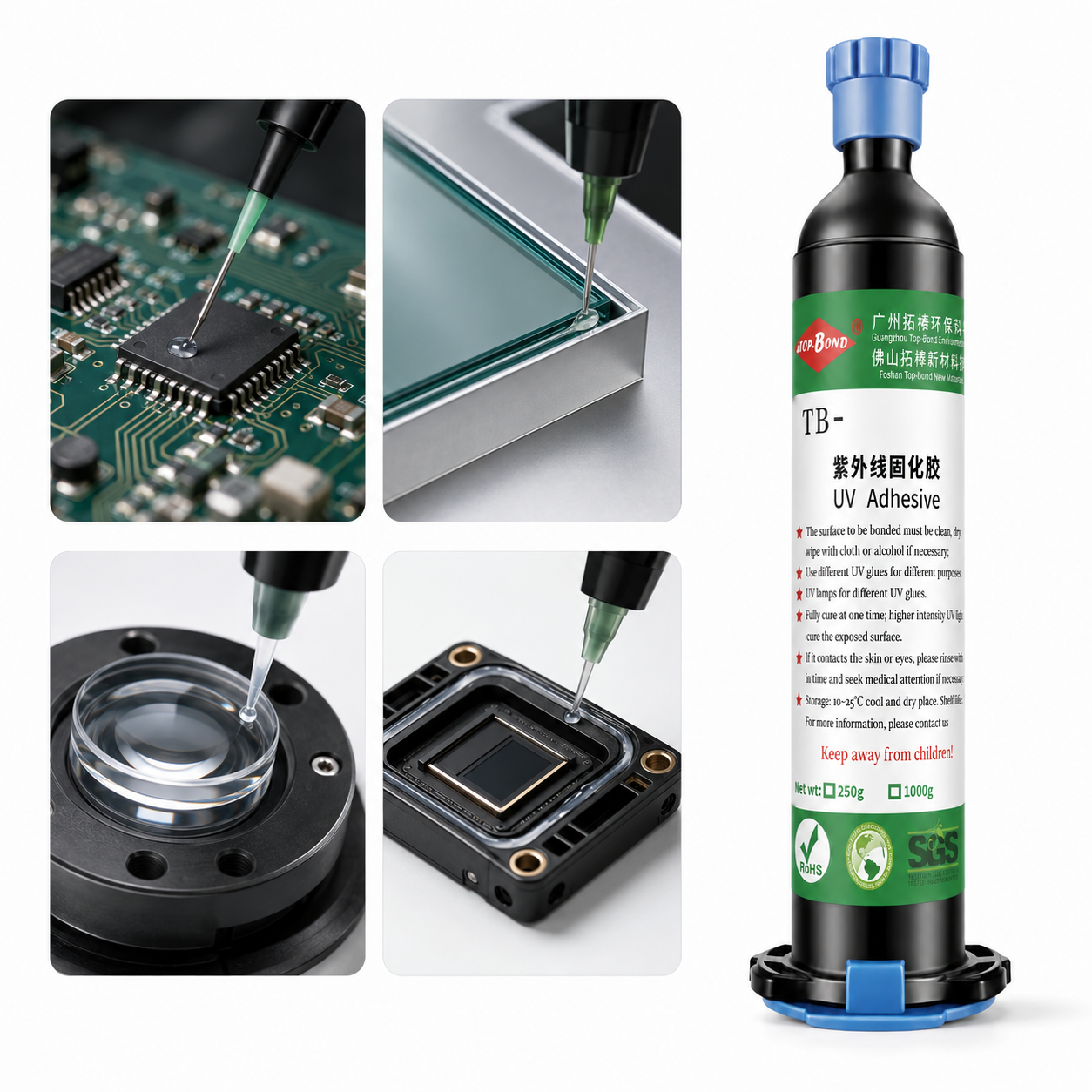 Cationic UV Epoxy Adhesive