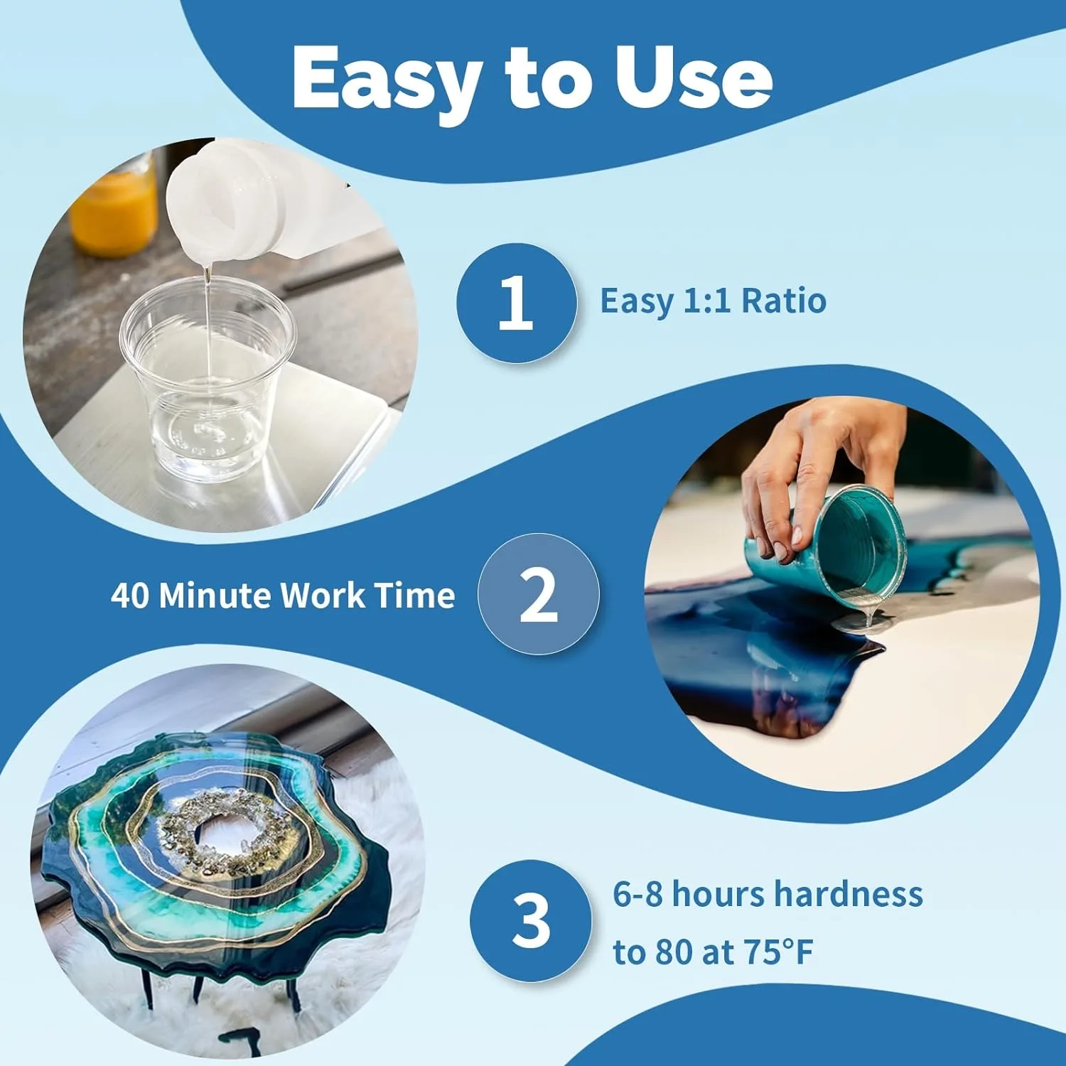 Deep Pour Epoxy Resin for Large Craft Projects - Image 2