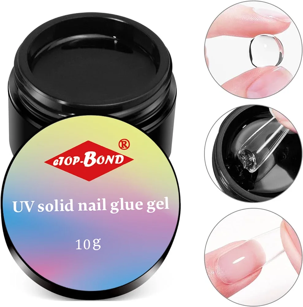 Clear UV Gel Adhesive for Nail Tip Bonding
