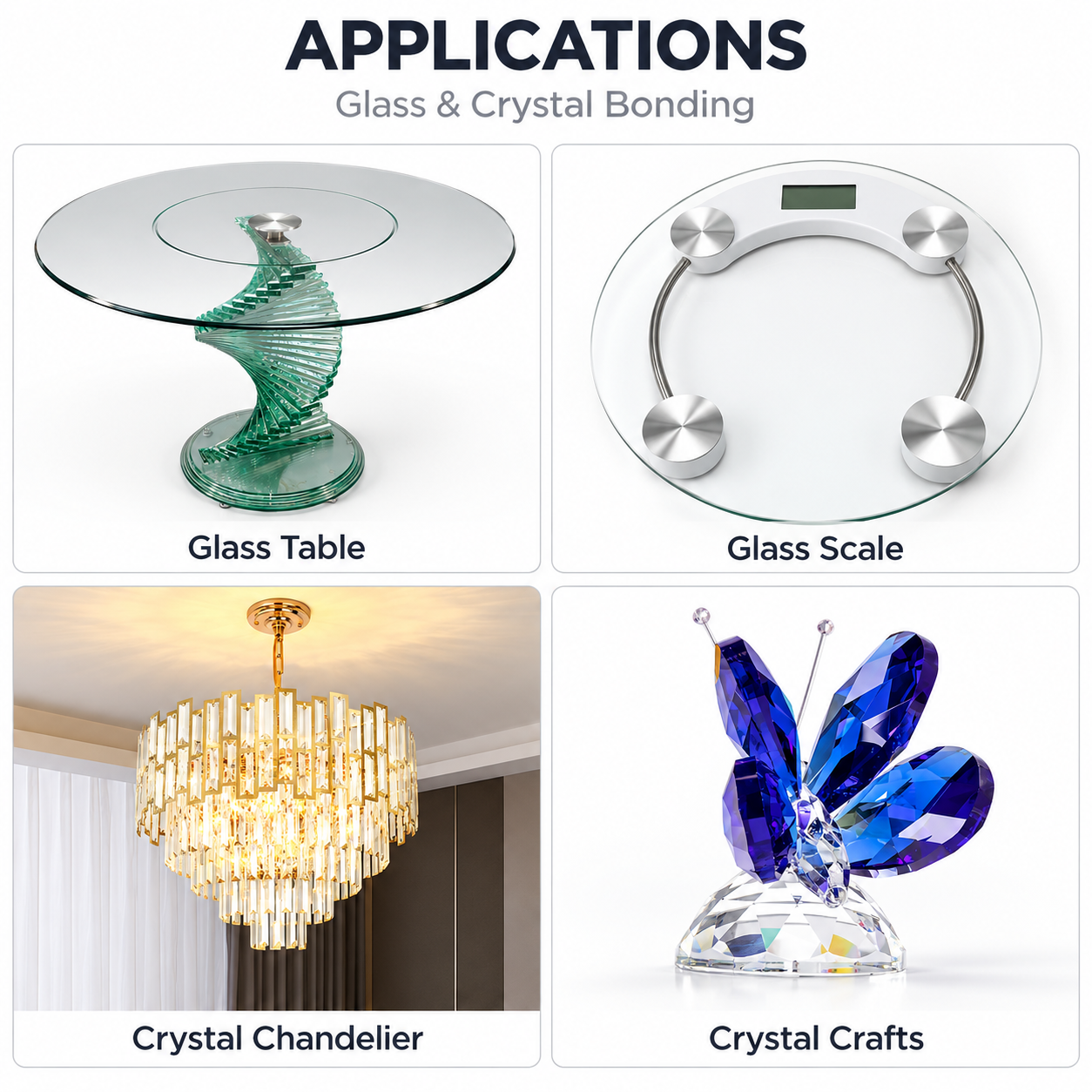 Glass vertical bonding UV Adheisive - Image 2